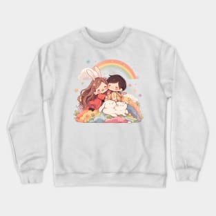 girl and boy Crewneck Sweatshirt